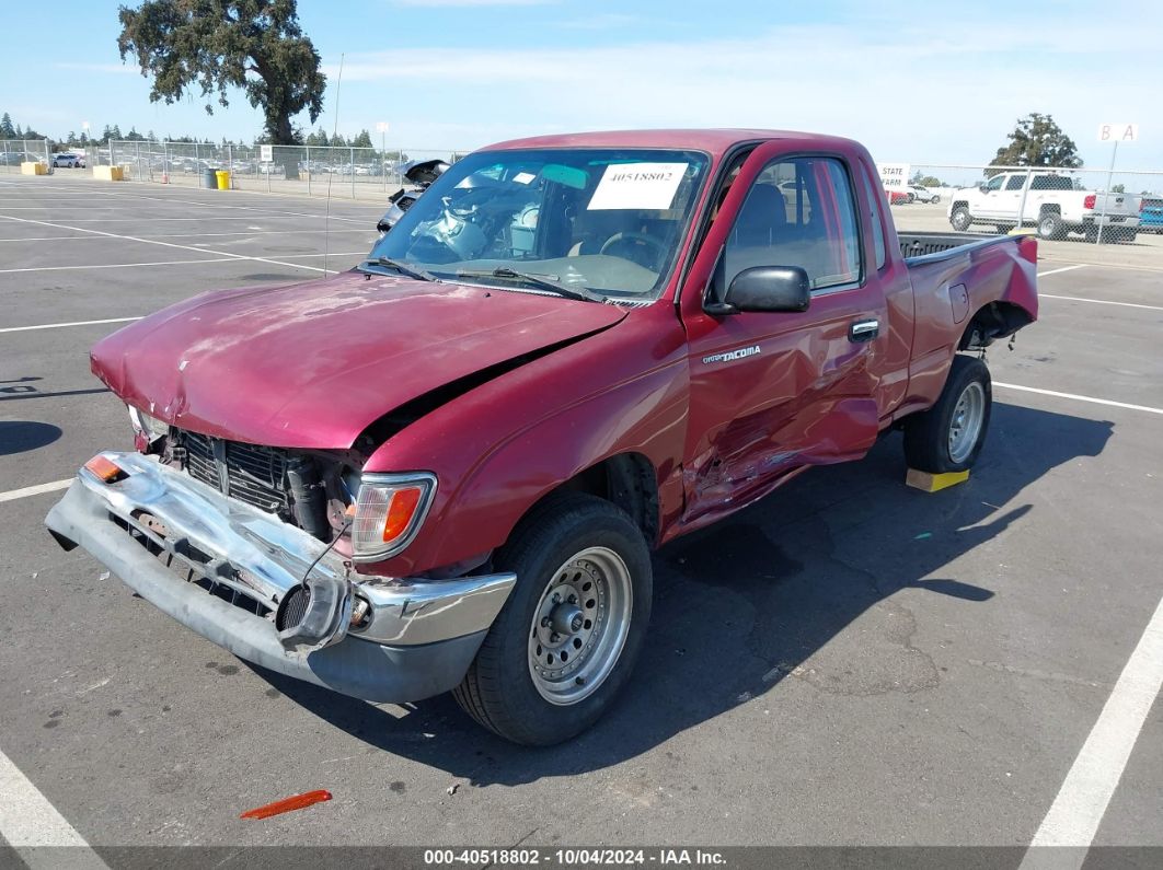 1996 TOYOTA TACOMA XTRACAB Burgundy  Gasoline 4TAVL52N1TZ098213 photo #3