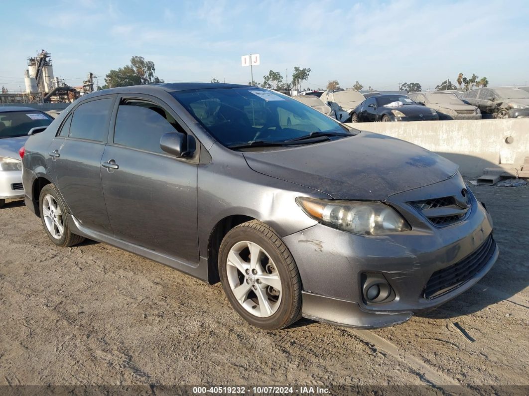 2011 TOYOTA COROLLA S Gray  Gasoline 2T1BU4EE5BC605780 photo #1