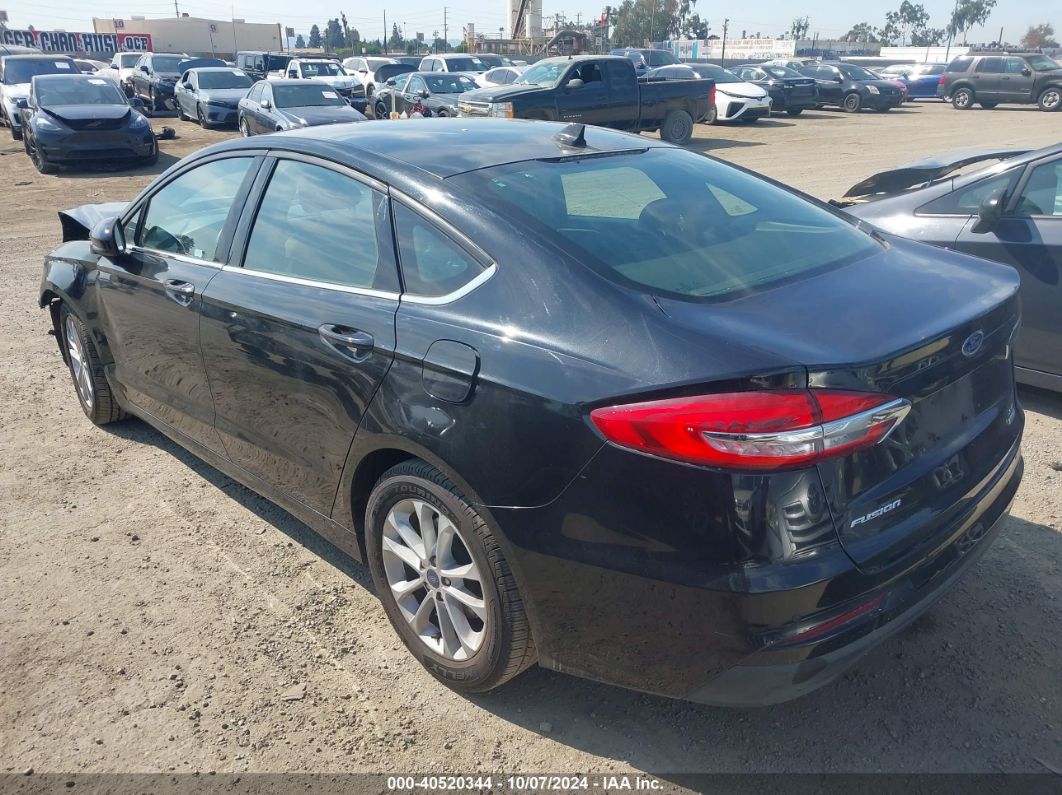 2020 FORD FUSION SE Black  Gasoline 3FA6P0HD0LR235585 photo #4