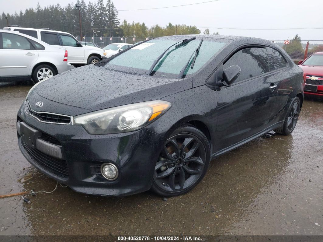 2015 KIA FORTE KOUP SX Black  Gasoline KNAFZ6A36F5296484 photo #3