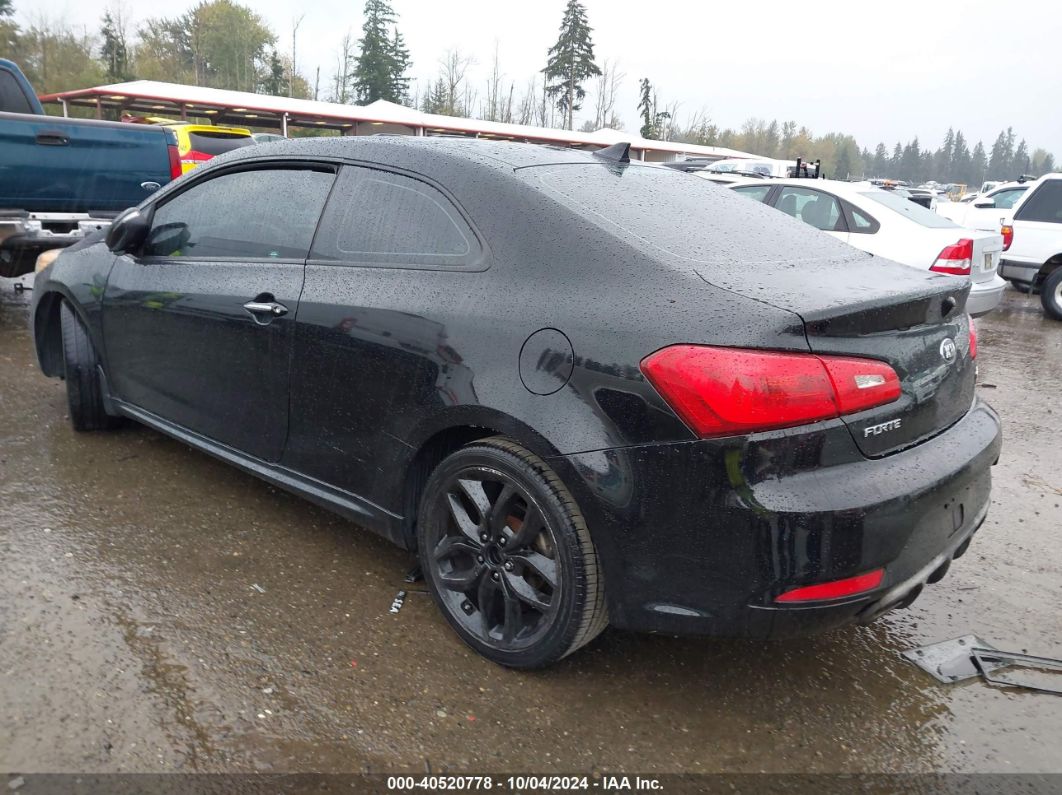 2015 KIA FORTE KOUP SX Black  Gasoline KNAFZ6A36F5296484 photo #4