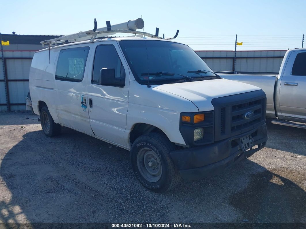 2011 FORD E-150 COMMERCIAL White  Gasoline 1FTNE1EW0BDA16415 photo #1