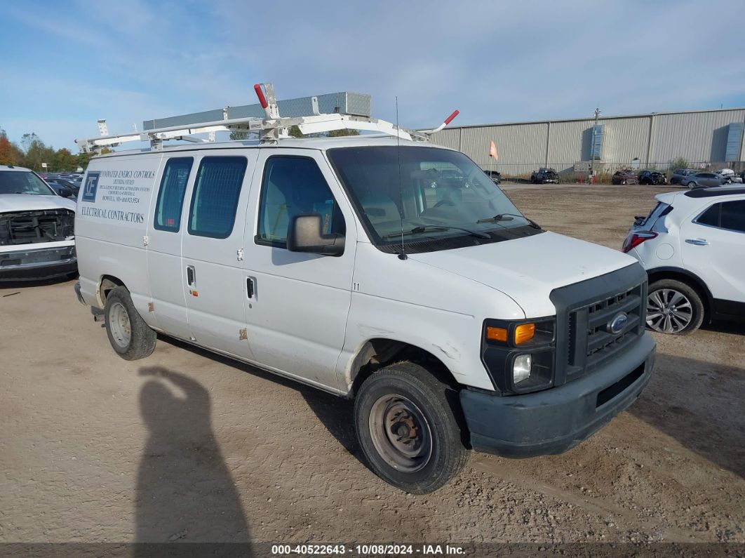 2013 FORD E-150 COMMERCIAL White  Gasoline 1FTNE1EW9DDA38304 photo #1