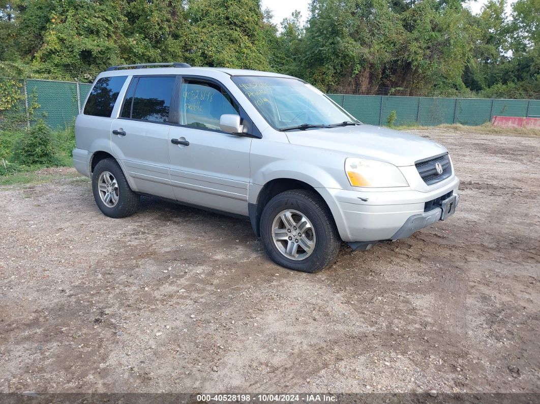 2004 HONDA PILOT EX Silver  Gasoline 2HKYF18414H571925 photo #1