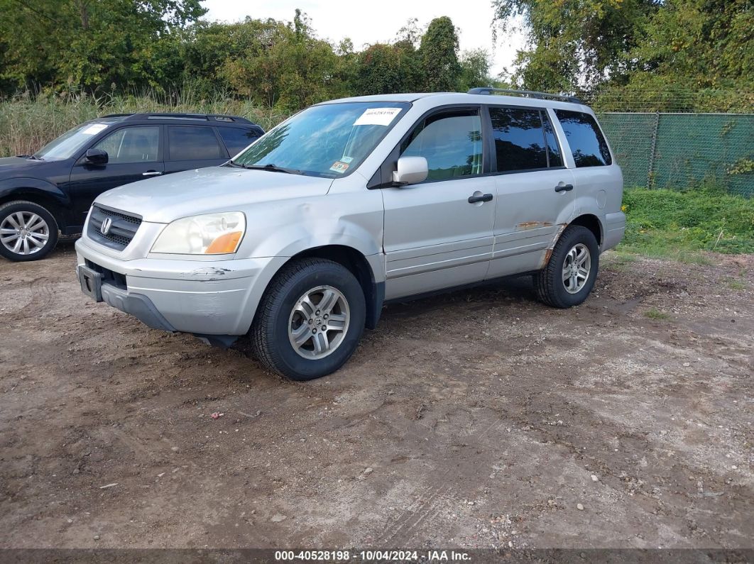 2004 HONDA PILOT EX Silver  Gasoline 2HKYF18414H571925 photo #3