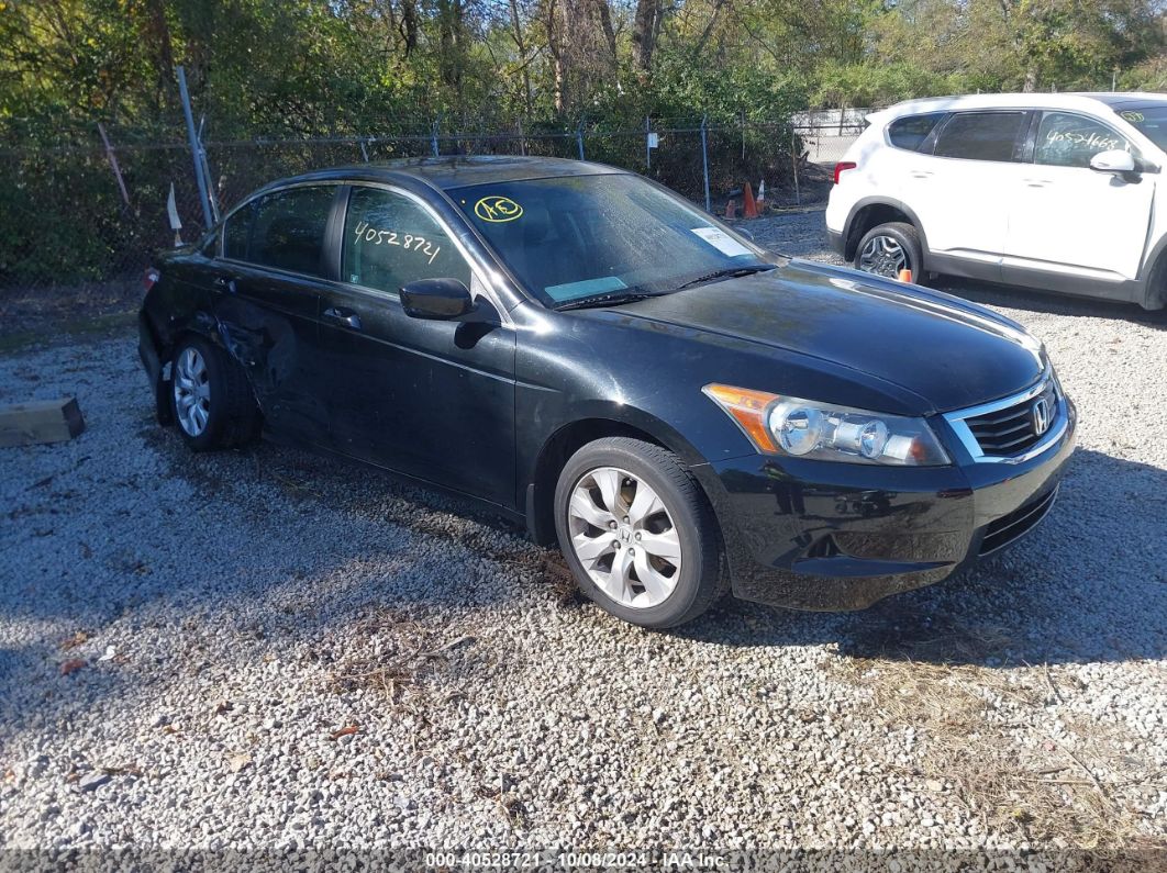 2009 HONDA ACCORD 2.4 EX-L Black  Gasoline 1HGCP26869A018237 photo #1