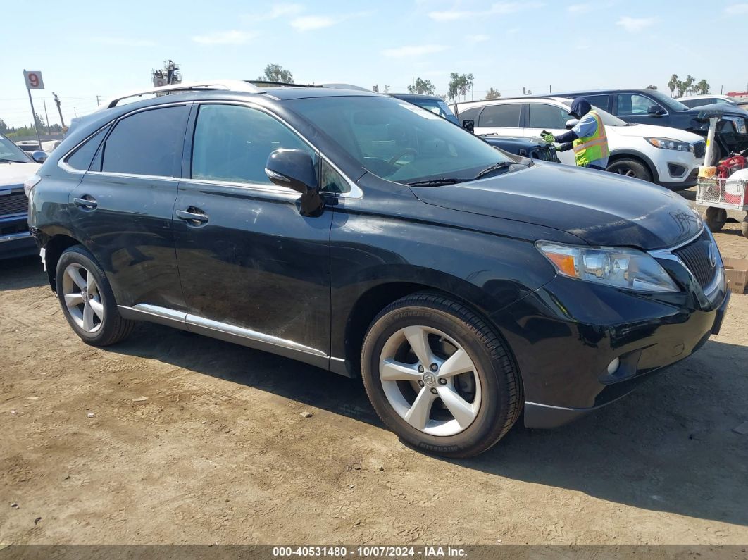 2011 LEXUS RX 350 Black  Gasoline 2T2ZK1BA3BC050781 photo #1