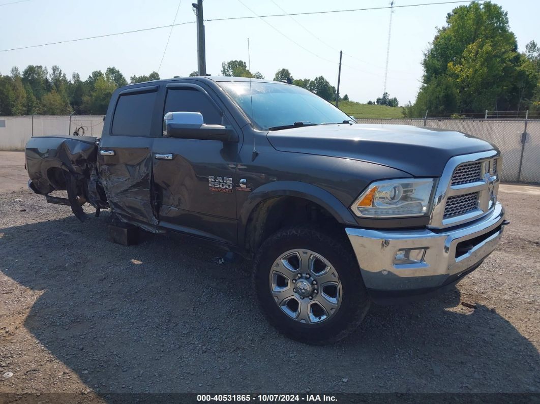 2018 RAM 2500 LARAMIE  4X4 6'4 BOX Gray  Diesel 3C6UR5FL3JG231985 photo #1