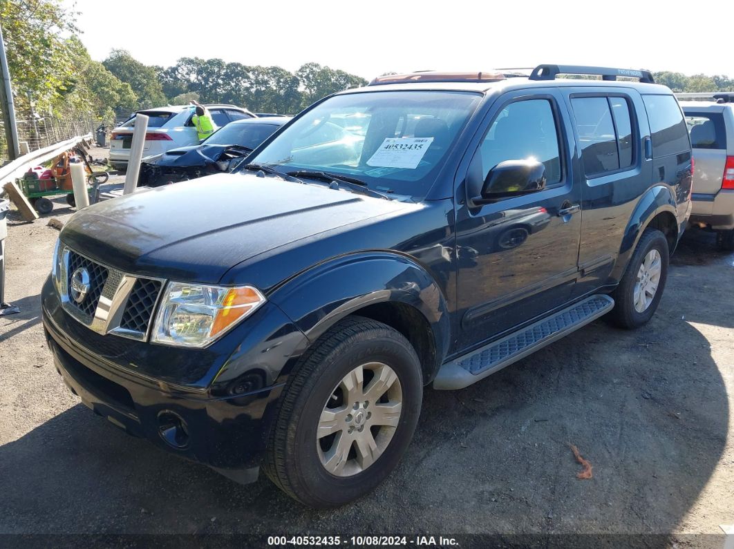 2007 NISSAN PATHFINDER LE Black  Gasoline 5N1AR18WX7C643100 photo #3