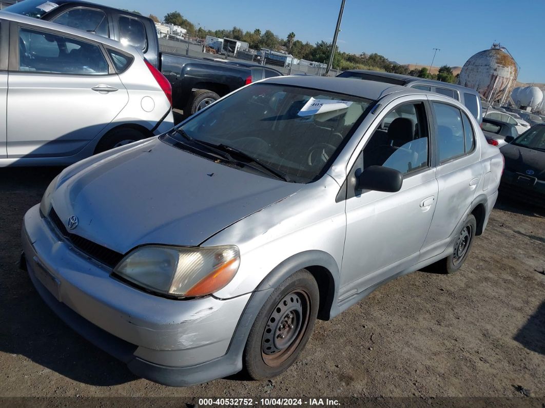 2000 TOYOTA ECHO Silver  Gasoline JTDBT1230Y0027563 photo #3