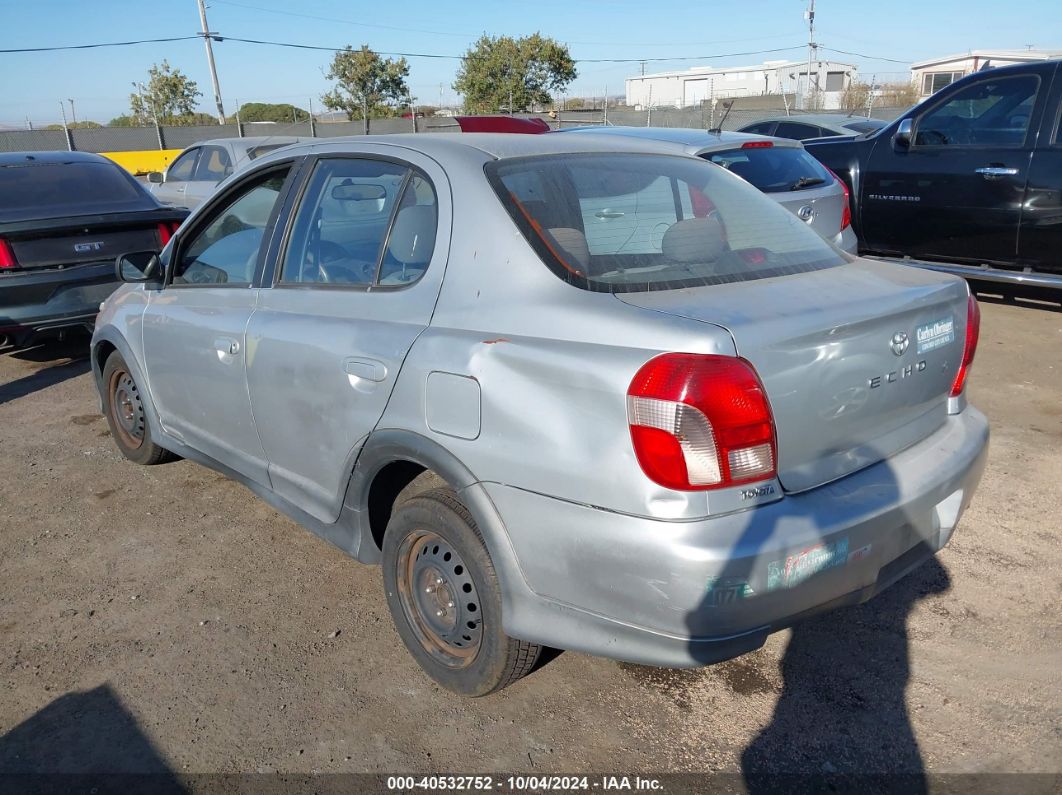 2000 TOYOTA ECHO Silver  Gasoline JTDBT1230Y0027563 photo #4