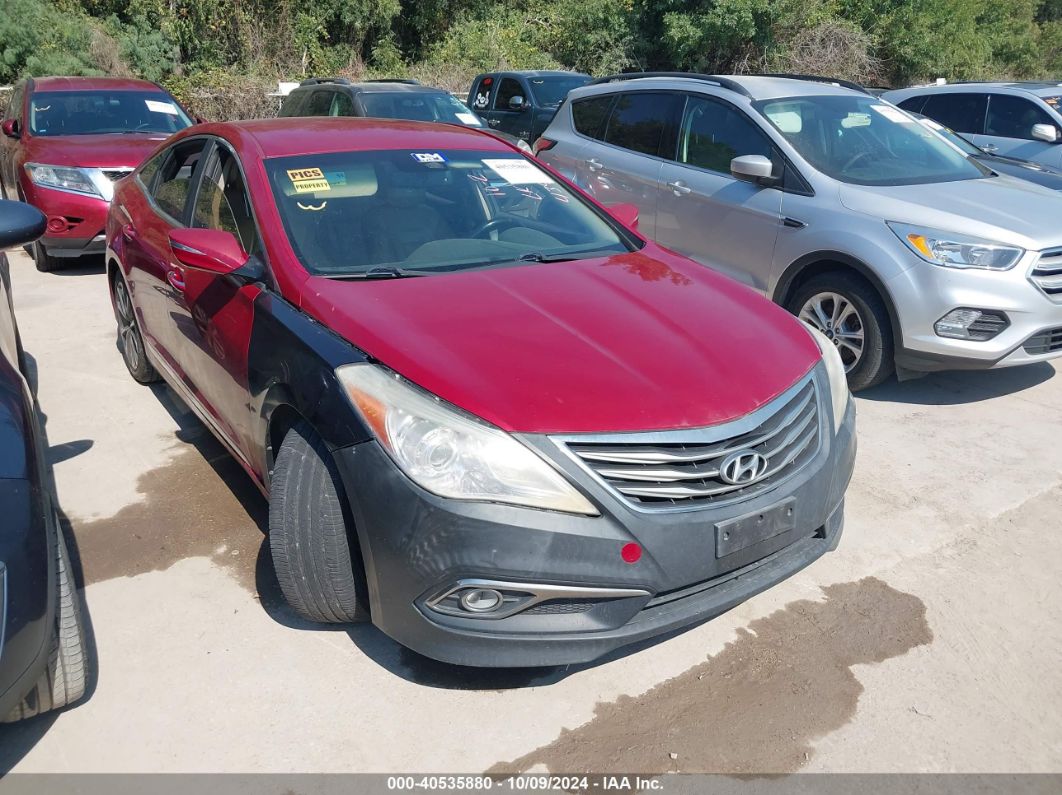 2015 HYUNDAI AZERA Red  Gasoline KMHFH4JG1FA434786 photo #1