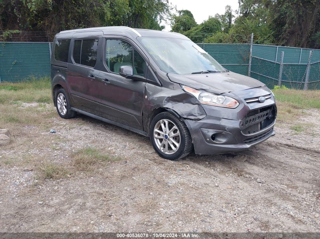 2017 FORD TRANSIT CONNECT TITANIUM Gray  Gasoline NM0GE9G78H1313369 photo #1