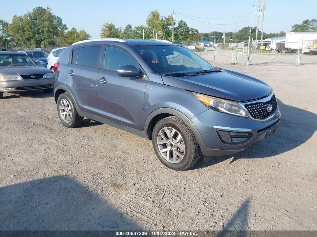 2015 KIA SPORTAGE LX Navy  Gasoline KNDPBCAC7F7700908 photo #1