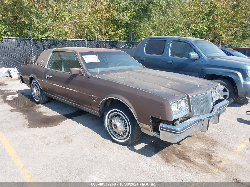 1984 BUICK RIVIERA Brown  Gasoline 1G4AZ57Y5EE441597 photo #1