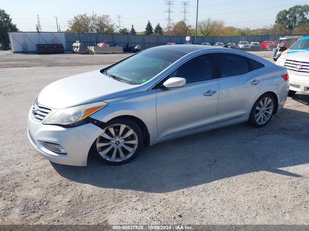 2013 HYUNDAI AZERA Silver  Gasoline KMHFH4JGXDA213751 photo #3