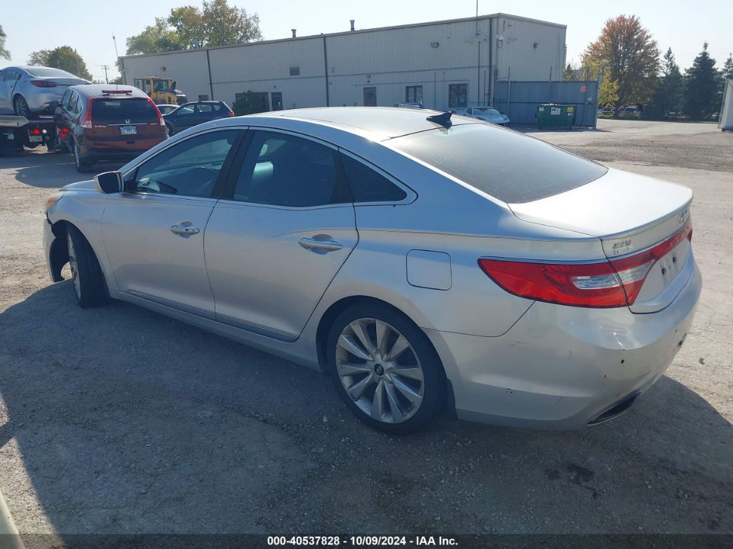 2013 HYUNDAI AZERA Silver  Gasoline KMHFH4JGXDA213751 photo #4