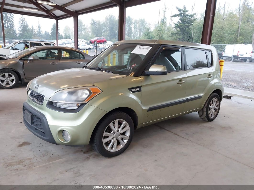 2012 KIA SOUL + Green  Gasoline KNDJT2A67C7475621 photo #3