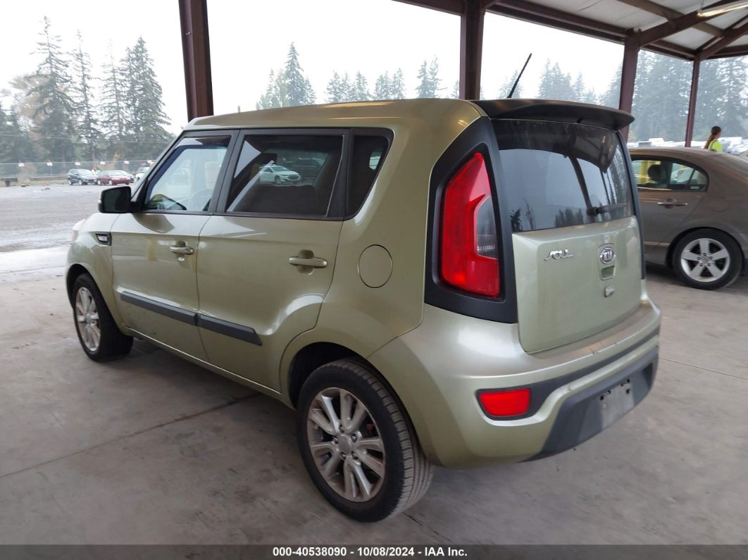 2012 KIA SOUL + Green  Gasoline KNDJT2A67C7475621 photo #4