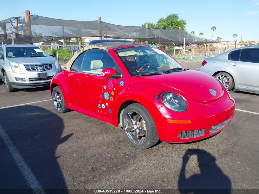 2006 VOLKSWAGEN NEW BEETLE 2.5 Red  Gasoline 3VWRG31YX6M325721 photo #1