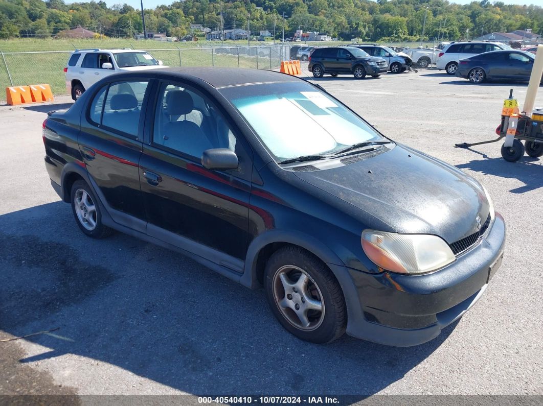 2001 TOYOTA ECHO Black  Gasoline JTDBT123X10187424 photo #1