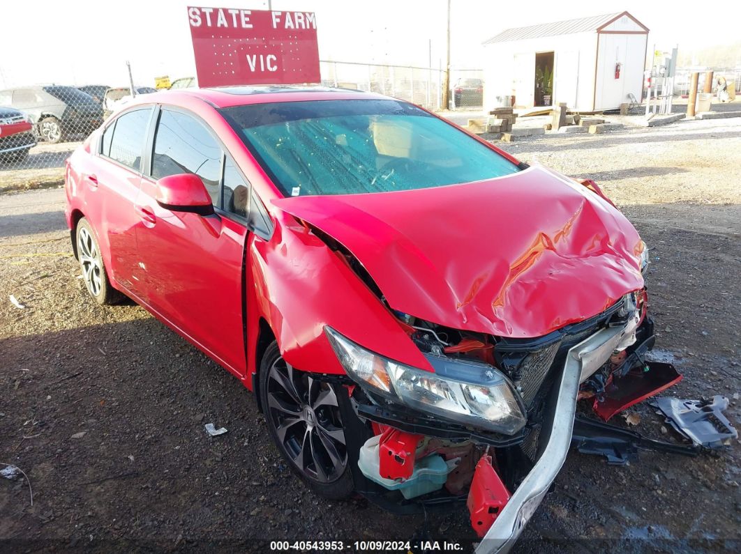 2013 HONDA CIVIC SI Red  Gasoline 2HGFB6E55DH704452 photo #1