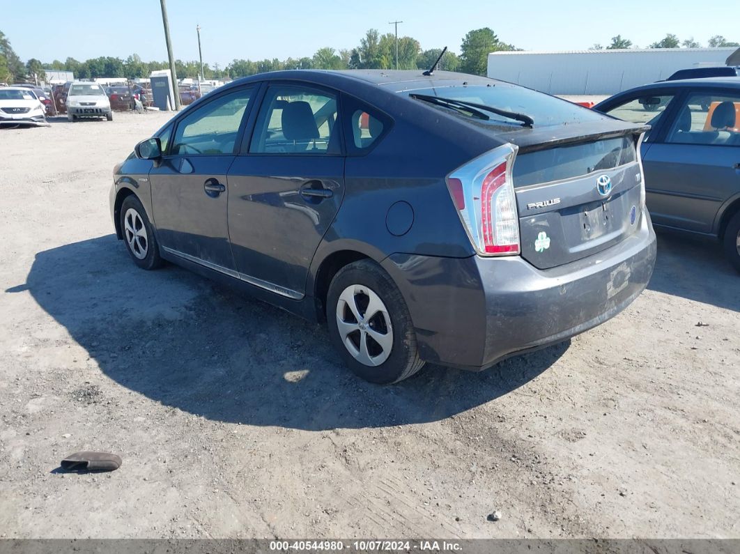 2012 TOYOTA PRIUS TWO Gray  Hybrid JTDKN3DU3C5473150 photo #4