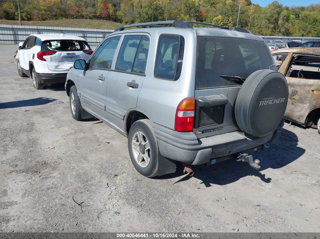 2002 CHEVROLET TRACKER HARD TOP BASE Silver  Gasoline 2CNBJ13C026925546 photo #4