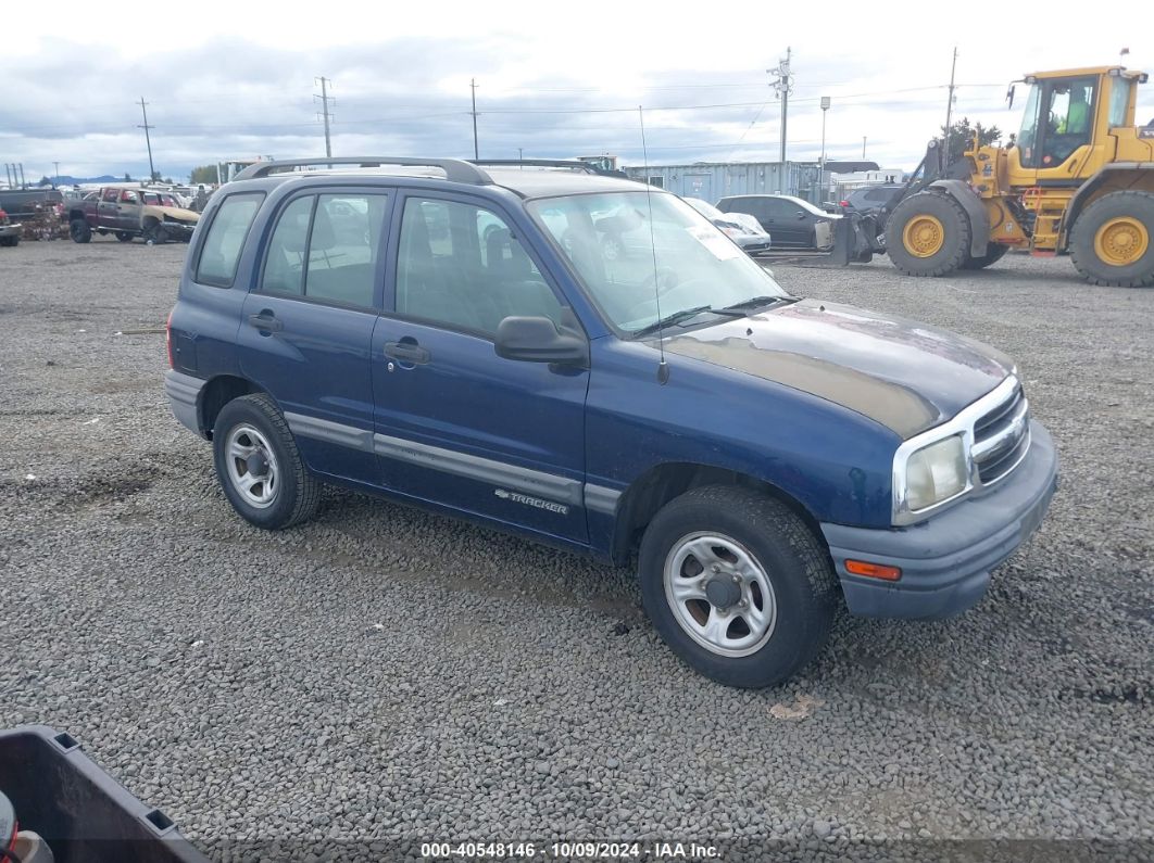 2003 CHEVROLET TRACKER HARD TOP BASE Blue  Gasoline 2CNBE13C336902428 photo #1