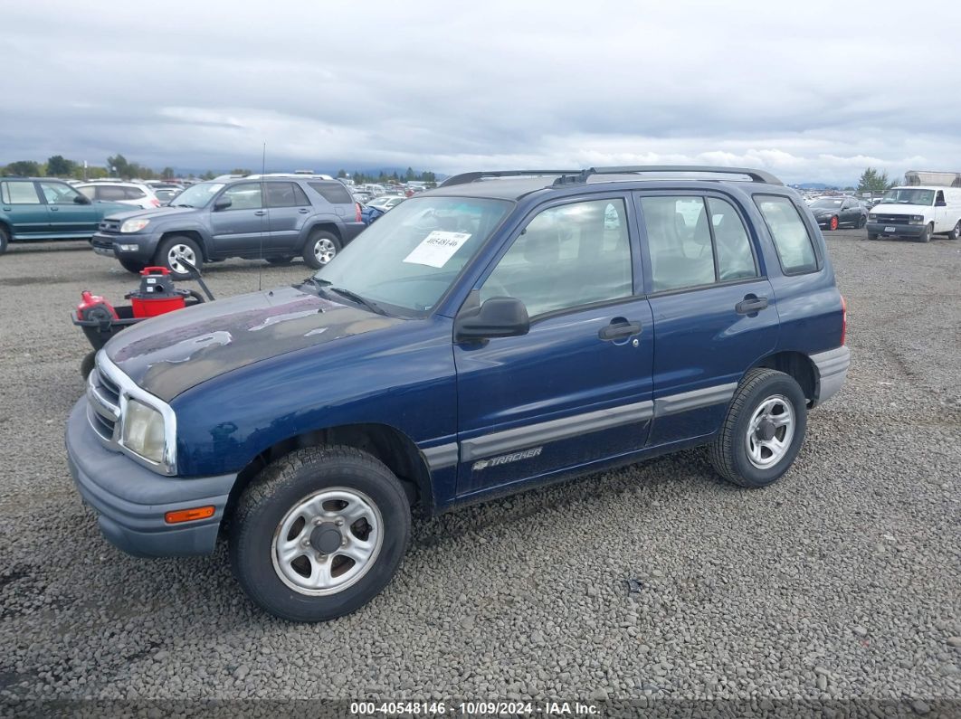 2003 CHEVROLET TRACKER HARD TOP BASE Blue  Gasoline 2CNBE13C336902428 photo #3