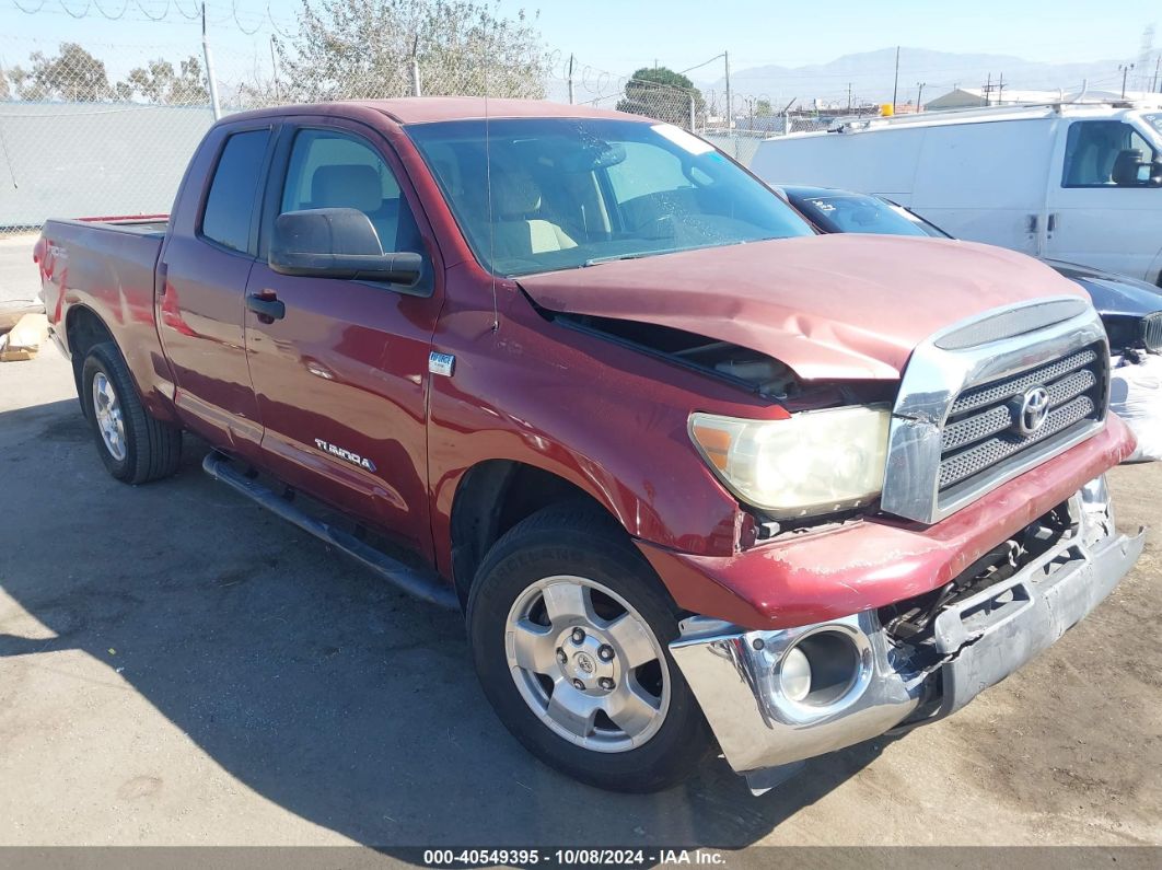 2007 TOYOTA TUNDRA SR5 4.7L V8 Red  Gasoline 5TFRT541X7X002421 photo #1