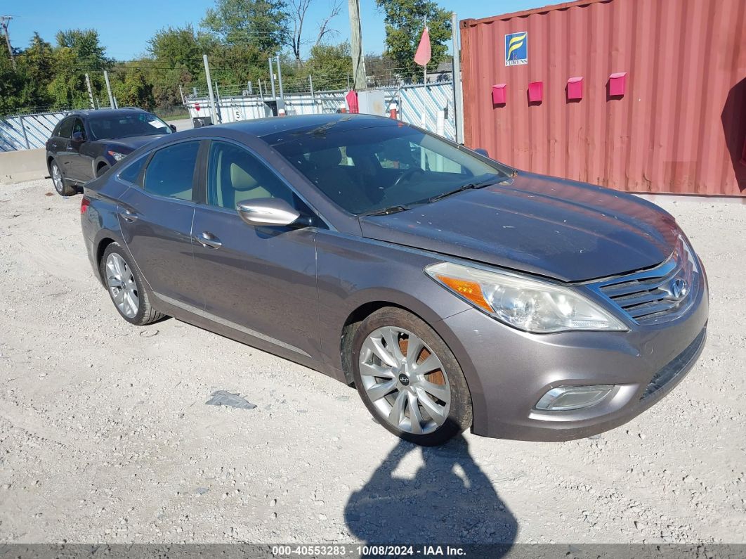 2012 HYUNDAI AZERA Tan  Gasoline KMHFH4JG9CA171264 photo #1