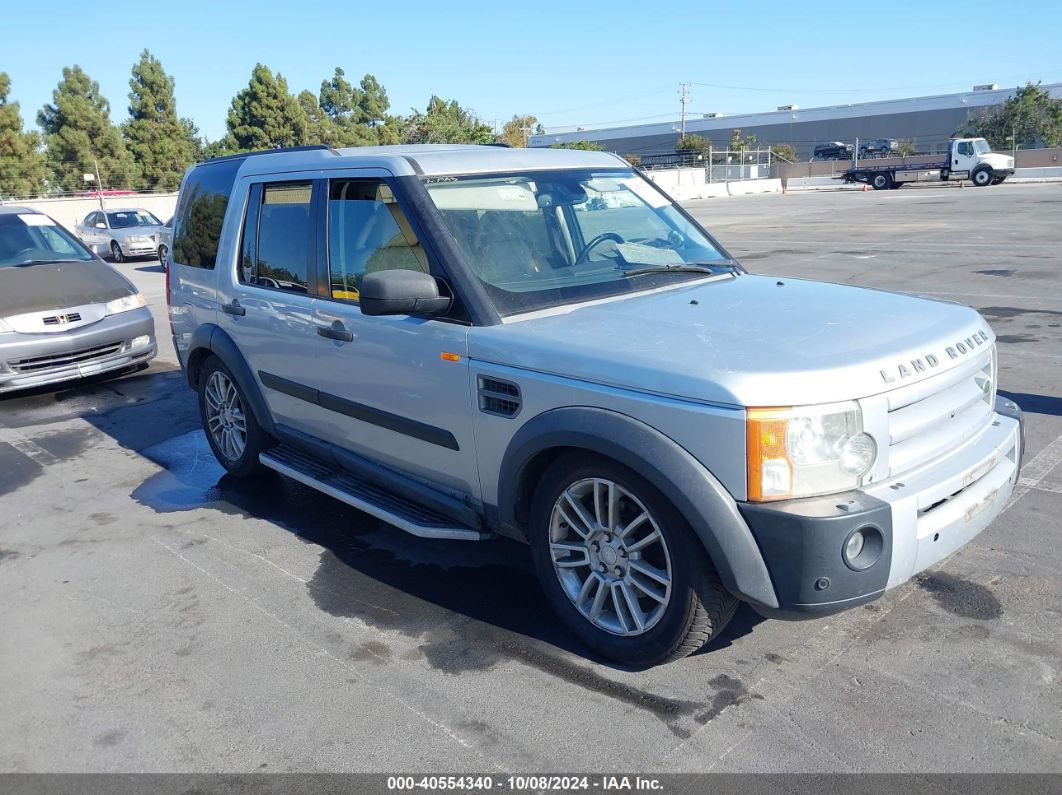 2008 LAND ROVER LR3 V8 HSE Silver  Gasoline SALAG25458A466268 photo #1