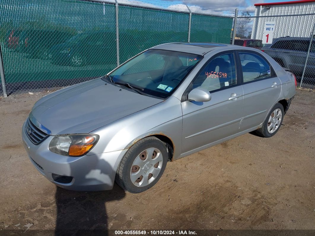 2009 KIA SPECTRA EX Silver  Gasoline KNAFE222095659540 photo #3