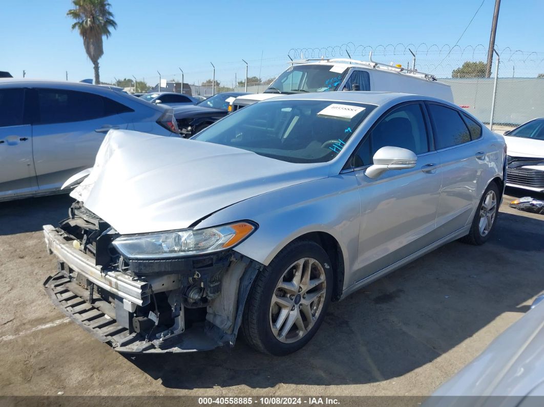 2014 FORD FUSION SE Silver  Gasoline 3FA6P0H78ER123341 photo #3