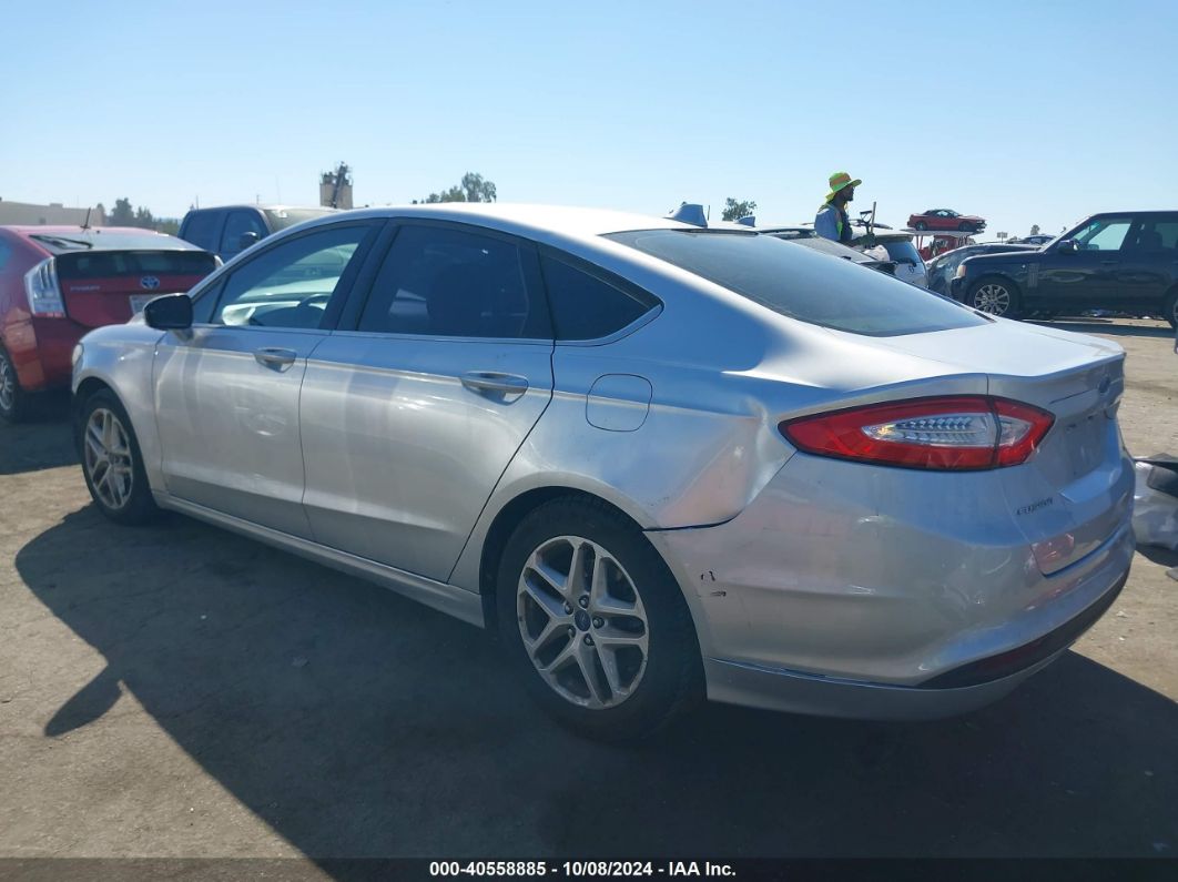 2014 FORD FUSION SE Silver  Gasoline 3FA6P0H78ER123341 photo #4