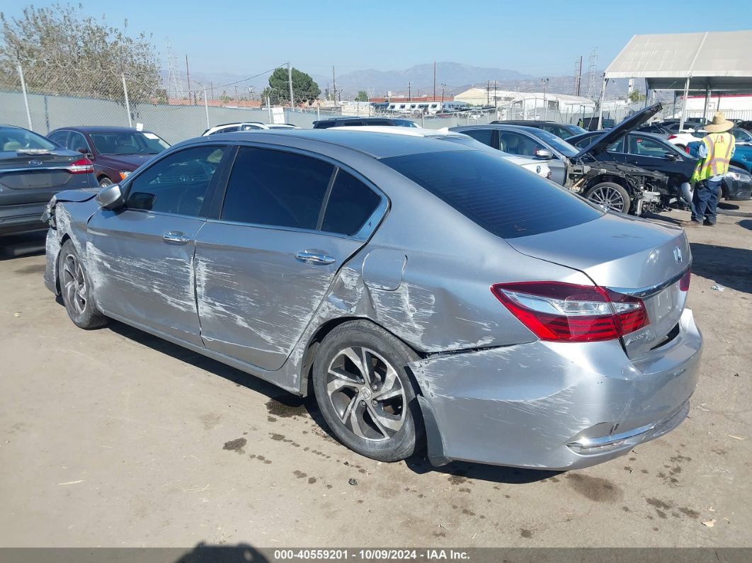 2017 HONDA ACCORD LX Silver  Gasoline 1HGCR2F37HA253033 photo #4