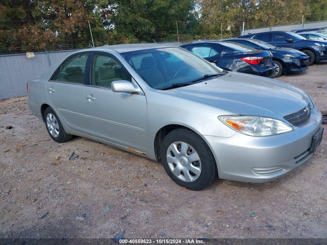 2003 TOYOTA CAMRY LE Silver  Gasoline 4T1BE32K43U709646 photo #1