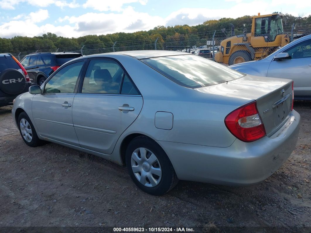 2003 TOYOTA CAMRY LE Silver  Gasoline 4T1BE32K43U709646 photo #4