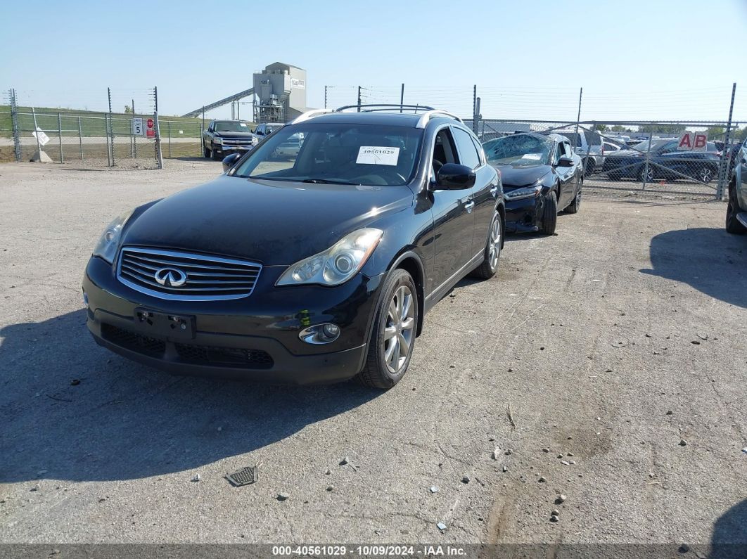 2008 INFINITI EX35 JOURNEY Black  Gasoline JNKAJ09F48M353840 photo #3