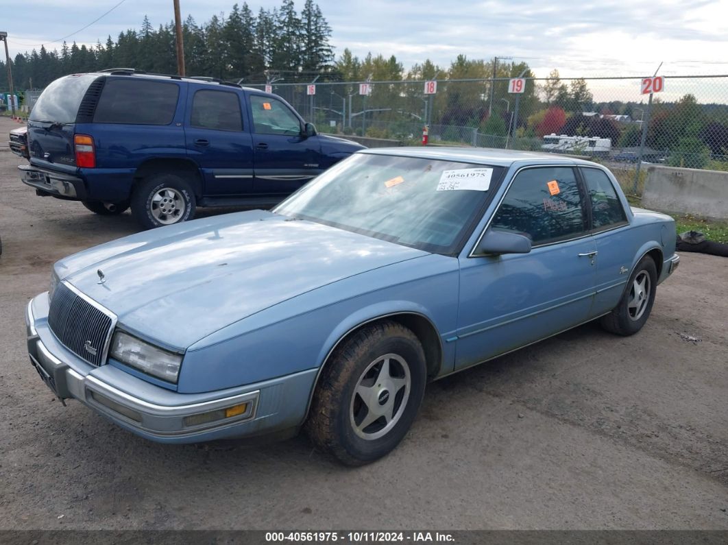 1988 BUICK RIVIERA Blue  Gasoline 1G4EZ11C5JU401480 photo #3