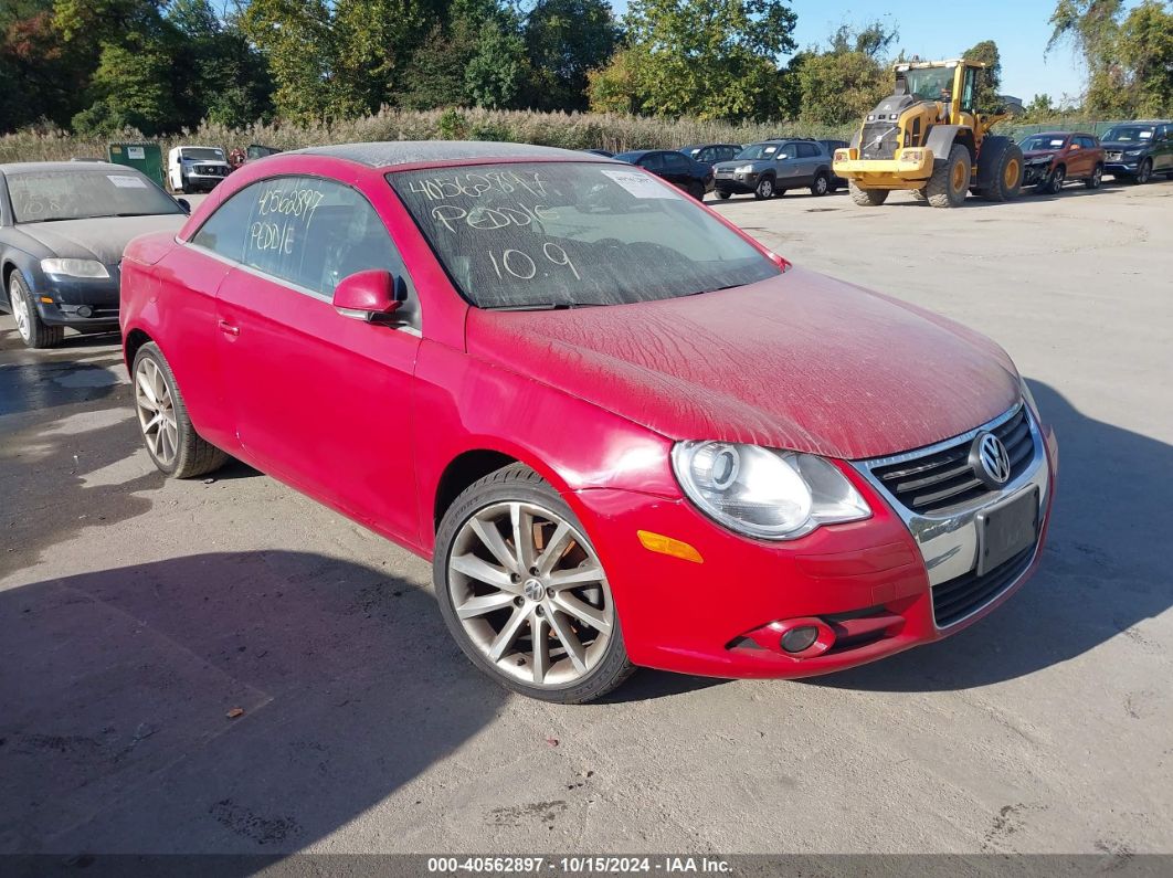 2007 VOLKSWAGEN EOS 2.0T Red  Gasoline WVWDA71F37V043660 photo #1