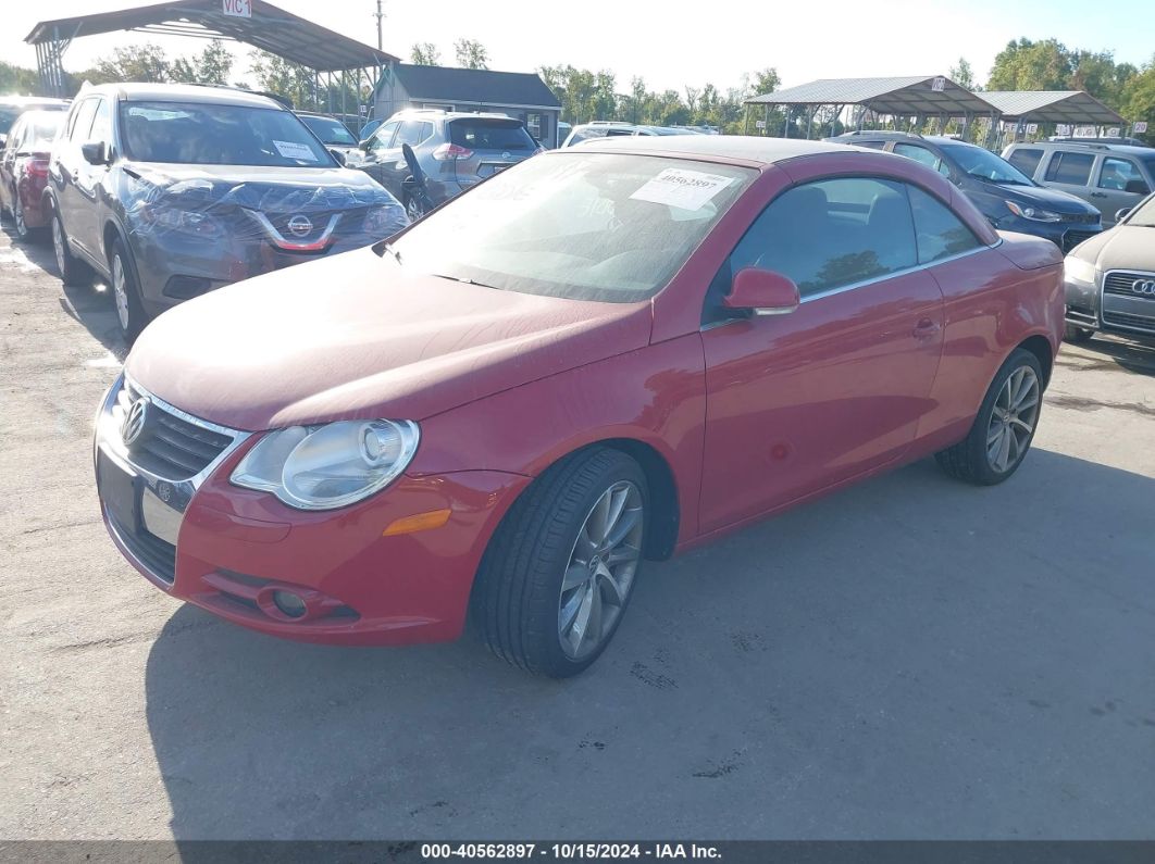 2007 VOLKSWAGEN EOS 2.0T Red  Gasoline WVWDA71F37V043660 photo #3