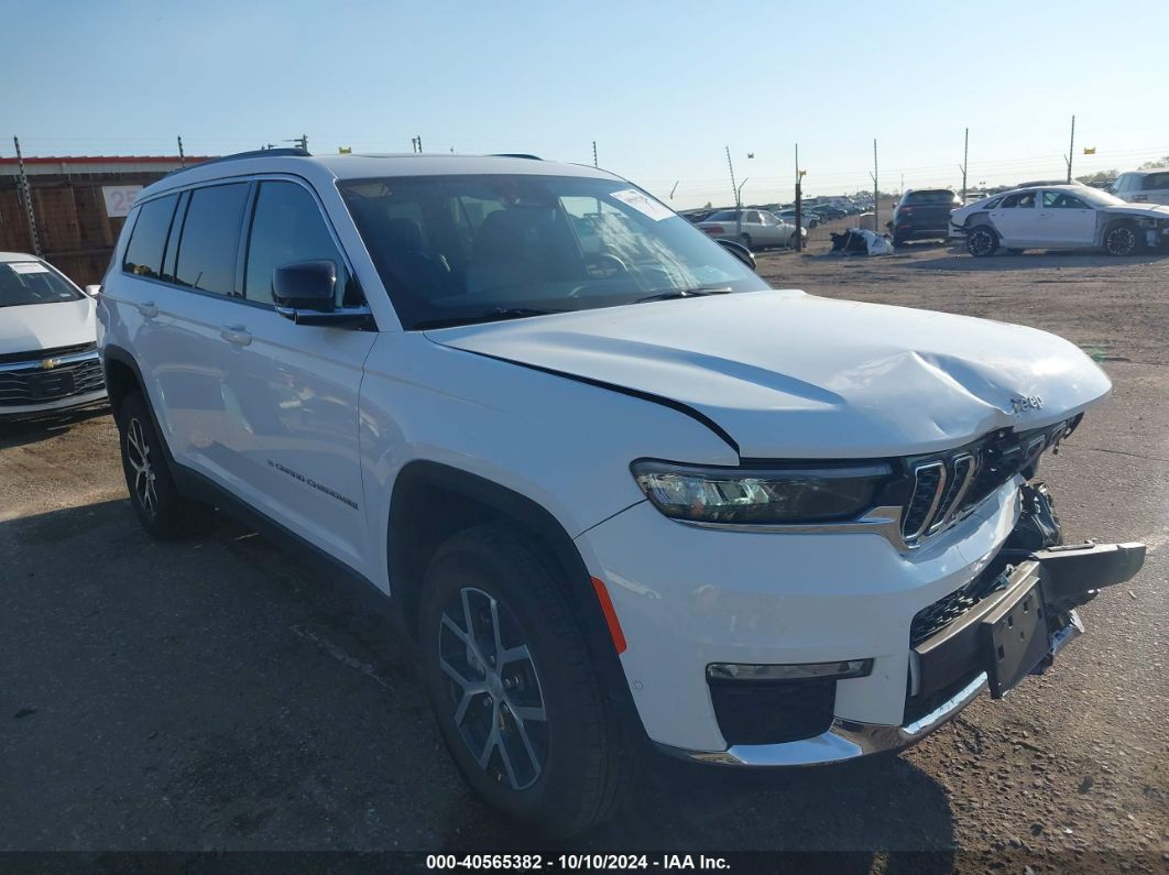 2024 JEEP GRAND CHEROKEE L LIMITED 4X4 White  Gasoline 1C4RJKBG7R8603102 photo #1