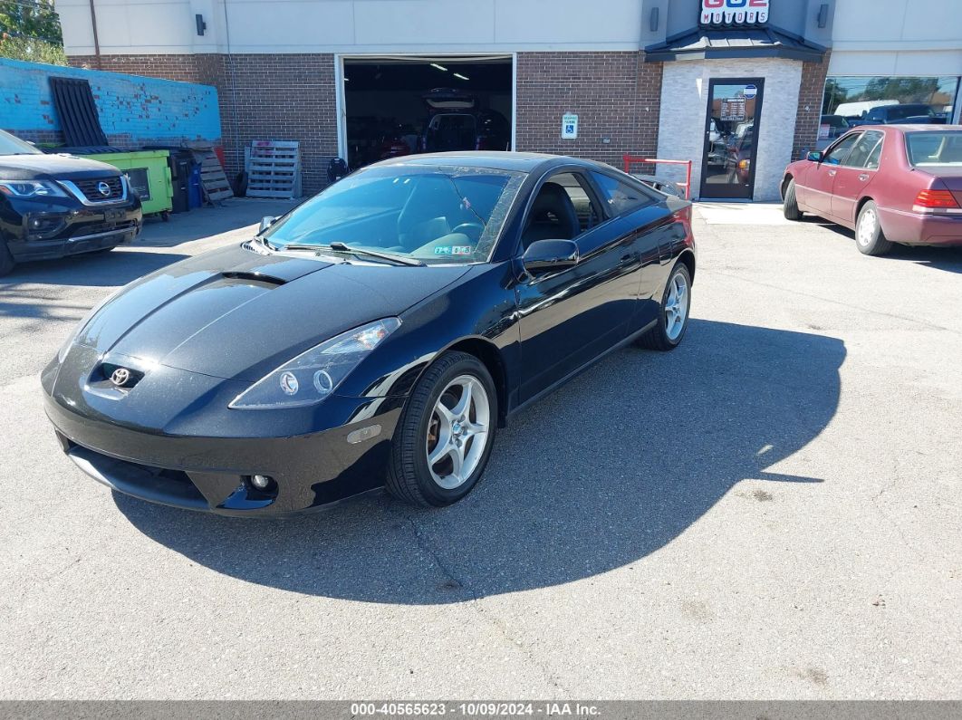 2000 TOYOTA CELICA GTS Black  Gasoline JTDDY32T5Y0023157 photo #3