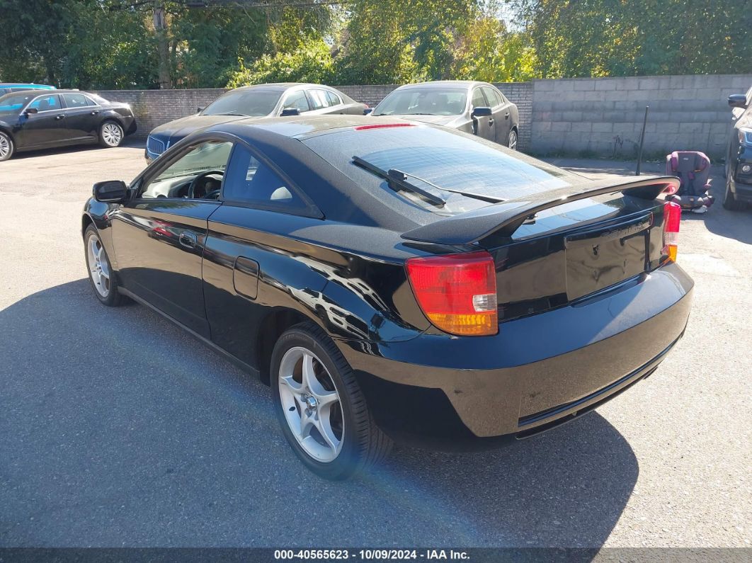 2000 TOYOTA CELICA GTS Black  Gasoline JTDDY32T5Y0023157 photo #4