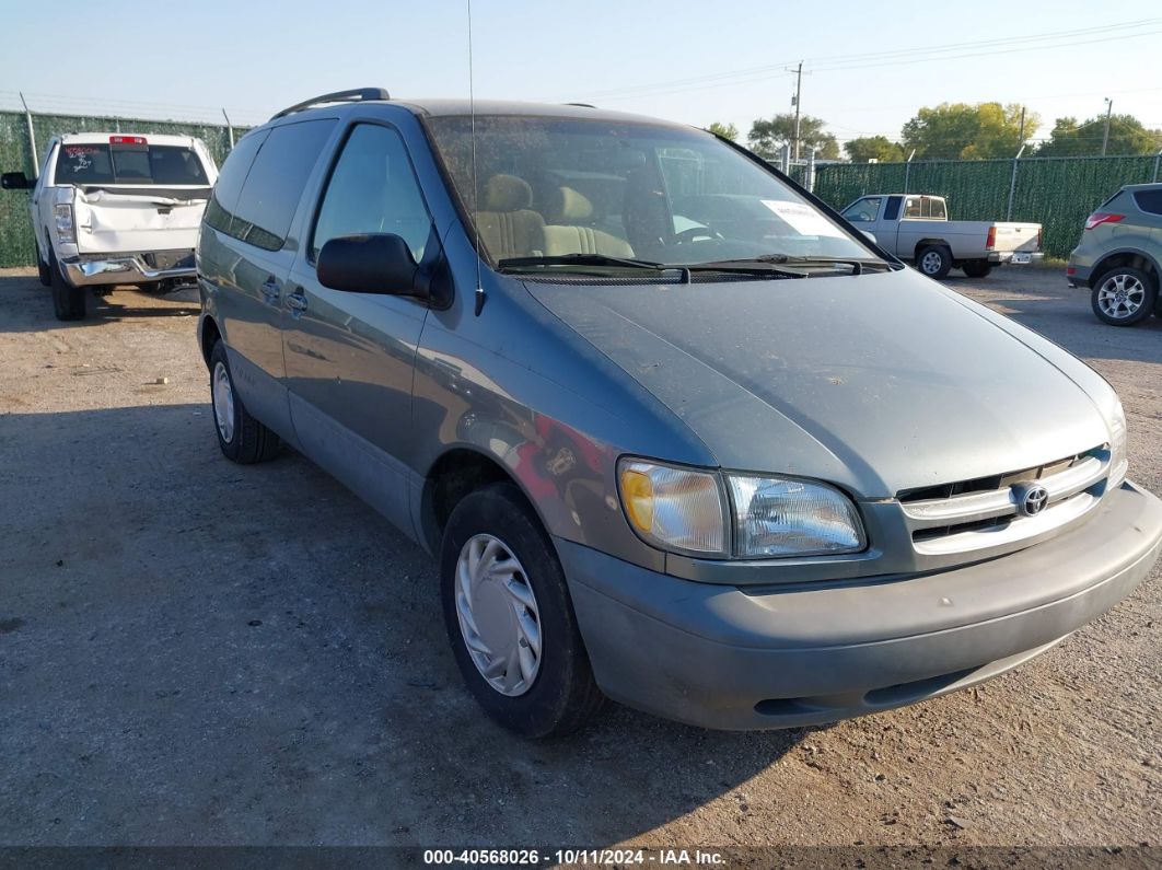 1998 TOYOTA SIENNA LE Green  Gasoline 4T3ZF13C8WU038047 photo #1