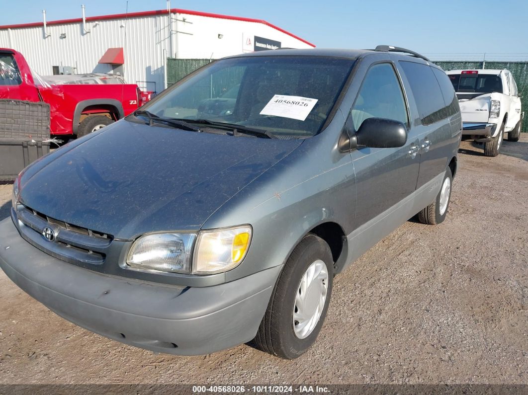 1998 TOYOTA SIENNA LE Green  Gasoline 4T3ZF13C8WU038047 photo #3