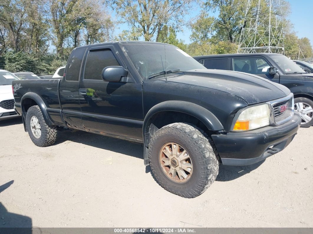 2002 GMC SONOMA SLS Black  Gasoline 1GTCT19W528168769 photo #1