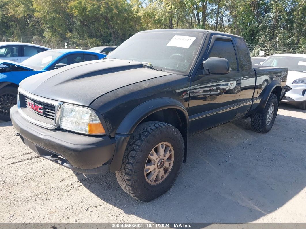 2002 GMC SONOMA SLS Black  Gasoline 1GTCT19W528168769 photo #3